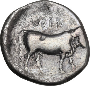 reverse: Northern Apulia, Hyrium. AR Didrachm, 405-385 BC