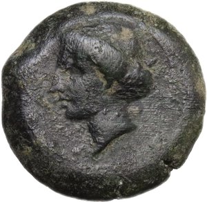 obverse: Syracuse.  Dionysos I (405-367 BC).. AE Hemilitron, c. 405-375 BC
