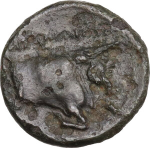 reverse: Central and Southern Campania, Neapolis. AE 14 mm, 325-320 BC