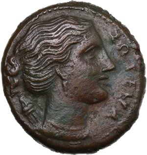 obverse: Syracuse.  Agathokles  (317-289 BC).. AE 23 mm, c. 295-289 BC