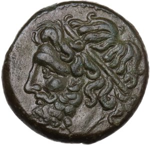 obverse: Syracuse.  Hieron II (274-215 BC).. AE Litra, c. 230-215 BC