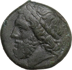 obverse: Syracuse.  Hieron II (274-215 BC).. AE 21 mm