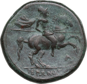 reverse: Syracuse.  Hieron II. 275-215 BC.. AE 26 mm