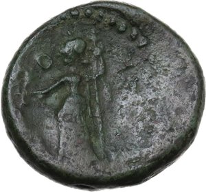 reverse: Syracuse.  Roman Rule. AE 21 mm, late 2nd cent. BC