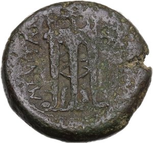 reverse: Tauromenion.  Roman Rule.. AE 24mm, after 216 BC