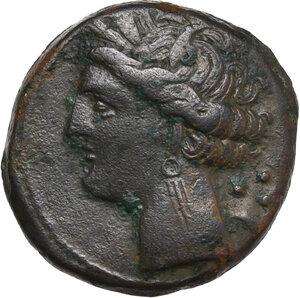 obverse: AE 20 mm. c. 300-264 BC. Uncertain mint