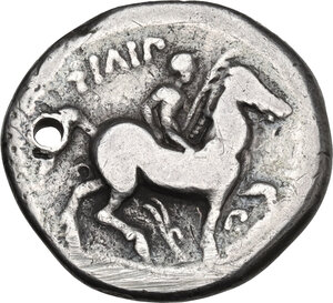 reverse: Kings of Macedon.  Philip II (359-336 BC). AR Tetradrachm, Amphipolis mint, 342-328 BC