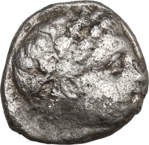 obverse: Kings of Macedon.  Philip III Arrhidaios (323-317 BC).. AR Fifth Tetradrachm, Amphipolis mint, struck in the style of Philip II, 320-317 BC