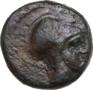 obverse: Kings of Macedon.  Demetrios Poliorketes (306-283 BC).. AE 11mm, Tarsus mint, 306-283 BC