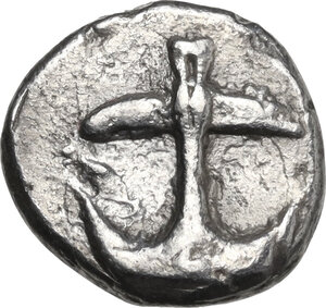obverse: Thrace, Apollonia Pontika. AR Drachm. Mid-late 4th century BC
