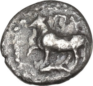 obverse: Thrace, Byzantion . AR Diobol, 416-357 B.C
