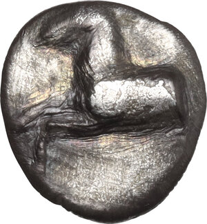 obverse: Thrace, Maroneia. AR Tihemiobol. 398-385 BC