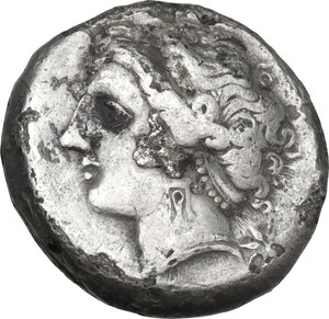obverse: Central and Southern Campania, Neapolis. AR Didrachm, 275-250 BC