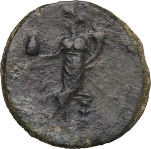 reverse: Iberia, Irippo. AE 26 mm, c. 30 BC