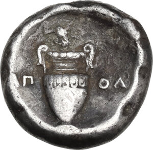 reverse: Boeotia, Thebes. AR Stater, 379-368 BC