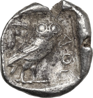 reverse: Attica, Athens. AR Tetradrachm, 465-460 BC