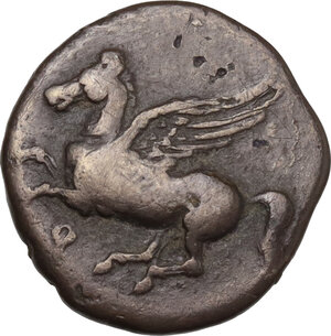 obverse: Corinthia, Corinth. AR Drachm, 345-307 BC
