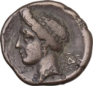 reverse: Corinthia, Corinth. AR Drachm, 345-307 BC