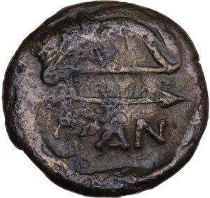 reverse: Cimmerian Bosporos, Pantikapaion. AE 21mm, 4th century BC