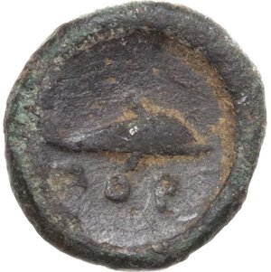 reverse: Island off Mysia, Pordosilene. AE 9 mm, 400-380 BC