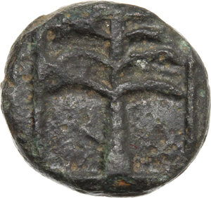 reverse: Troas, Skepsis.. AE 8 mm, 400-310 BC