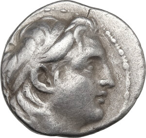 obverse: Seleucid Kings.  Demetrios I Soter (162-150 BC).. AR Drachm, Antioch  mint, dated ΑΞΡ = 161 (152-151 BC)