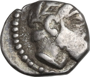 obverse: Phoenicia, Arados. AR Obol, 400-350 BC