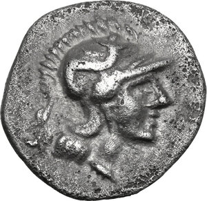 obverse: Southern Apulia, Caelia. AR Diobol, 325-275 BC