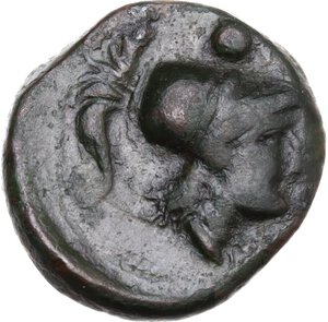 obverse: Southern Apulia, Caelia. AE Uncia, c. 220-150 BC
