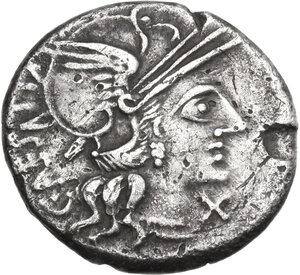 obverse: C. Antestius. AR Denarius, circa 146 BC