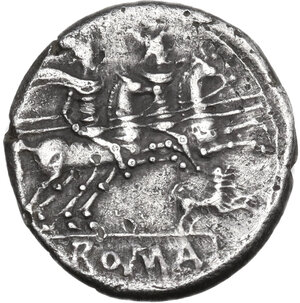 reverse: C. Antestius. AR Denarius, circa 146 BC