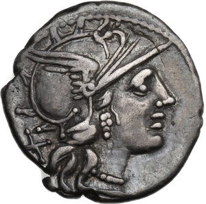 obverse: P. Aelius Paetus. AR Denarius, 138 BC