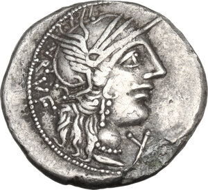 obverse: Q. Minucius Rufus.. AR Denarius, 122 BC