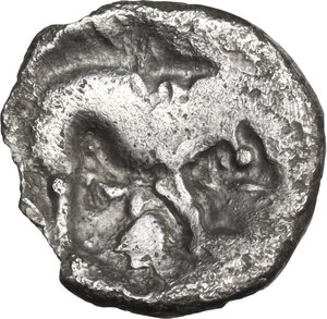 reverse: Cisalpine Gaul, Insubres. AR Drachm, mid 2nd century BC. Imitating Massalia