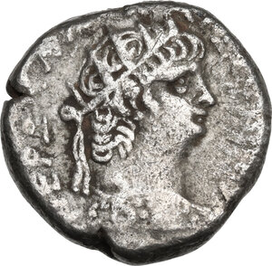 obverse: Nero (54-68).. AR Tetradrahcm, Alexandria mint (Egypt), dated RY 12 (65-66)