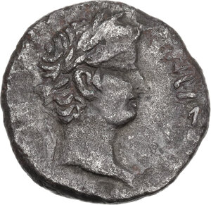 reverse: Nero, with Tiberius (54-68 AD). . BI Tetradrachm. Alexandria mint. Dated RY 13 (AD 66/67)