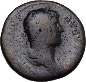 obverse: Hadrian (117-138).. AE Sestertius, 132-135 AD