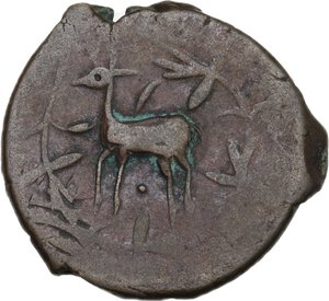 reverse: Iranian Civic coinage (Central Asia).. AE dengi, Hisar mint, 907 AH