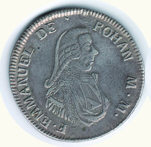 obverse: MALTA - Emmanuel de Rohan - 2 Scudi 1796.