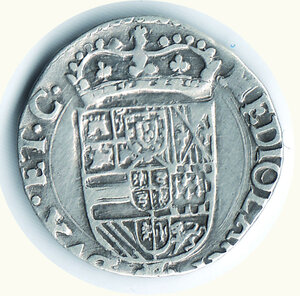 reverse: MILANO - Carlo II - Ottavo di Filippo 1694