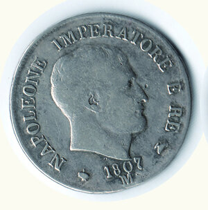 obverse: MILANO - Napoleone - 2 Lire 1807.