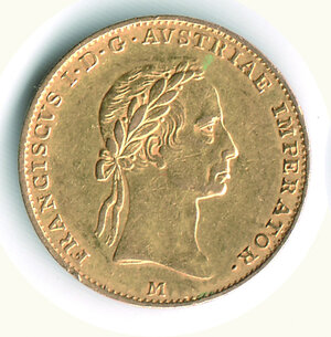 obverse: MILANO - Francesco I (1815-1835) - ½ Sovrano1835.