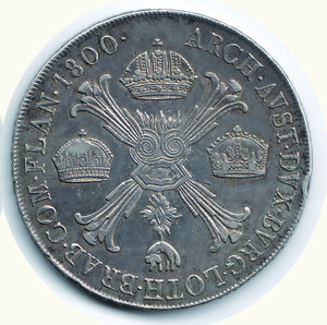 reverse: MILANO - Francesco I (1815-1835) - Scudo o Crocione 1800.