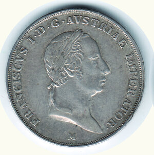 obverse: MILANO - Francesco I - ½ Scudo o Fiorino 1824.