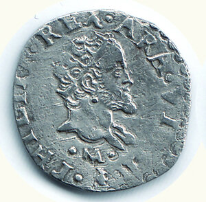 obverse: NAPOLI - Filippo II - Mezzo Carlino o Zanetta