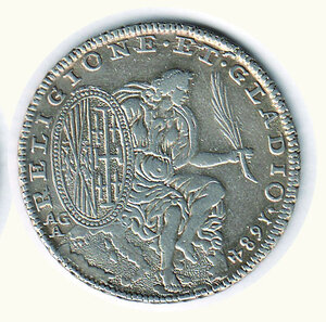 reverse: NAPOLI - Carlo II (1674-1700) - ½ Ducato 1683 – Magliocca 10/a.