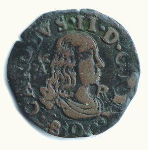 obverse: NAPOLI - Carlo II - Tornese  1680