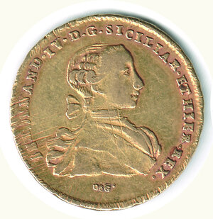 obverse: NAPOLI - Ferdinando IV (1759-1799)  - I periodo - 6 Ducati 1767