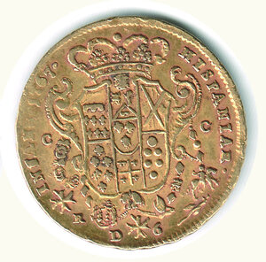 reverse: NAPOLI - Ferdinando IV (1759-1799)  - I periodo - 6 Ducati 1767