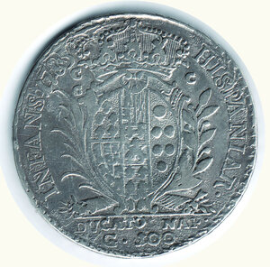 reverse: NAPOLI - Ferdinando IV - Ducato da 100 Gr.1785 - Gigante 78.